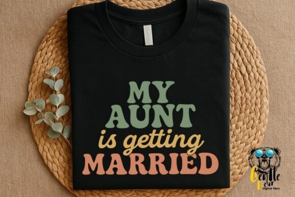 Celebrate in Style: The 'My Aunt is Getting Married' Retro Design