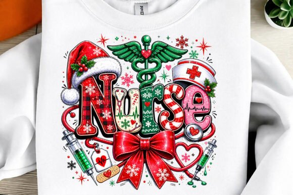 Charming Retro Nurse PNG for Holiday and Year-Round Designs