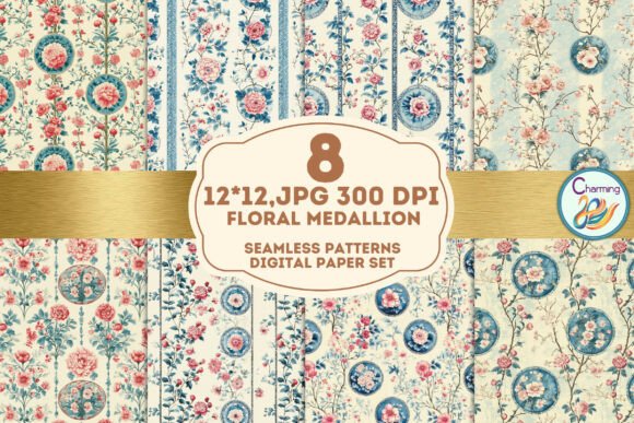 Effortless Elegance: Using Vintage Floral Medallion Patterns