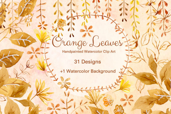 Embrace the Season: Watercolor Autumn Leaves Clip Art