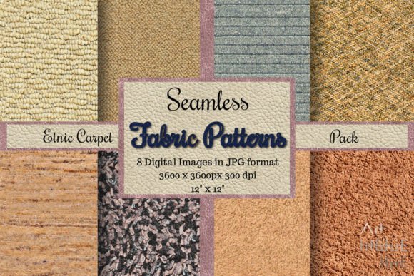 Etnic Carpet Patterns: Your Go-To Digital Paper Pack