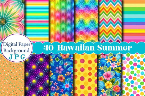 Hawaiian Summer Digital Papers: A Designer's Guide to Tropical Vibes