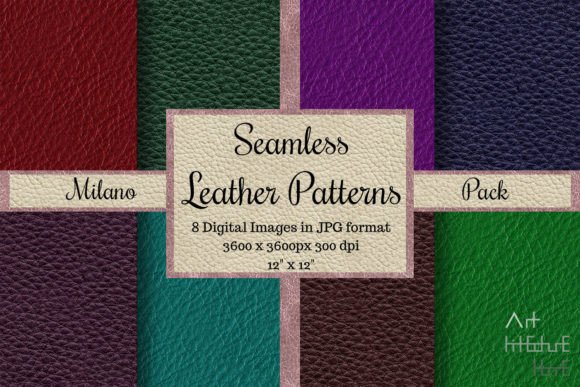 Milano Pack: Elevate Your Projects with Seamless Leather Textures