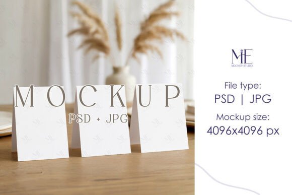 Perfect Your Wedding Stationery with This Folded 5x7 Mockup