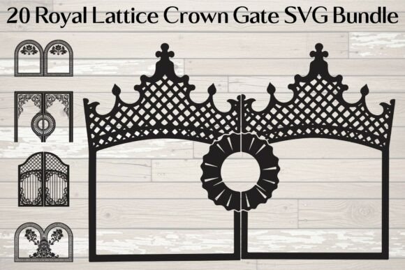 Royal Lattice Crown Gate: Majestic Design Elements for Luxury Projects