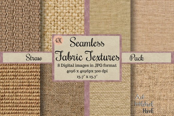 Straw Textures: A Seamless Design Asset for Natural Projects