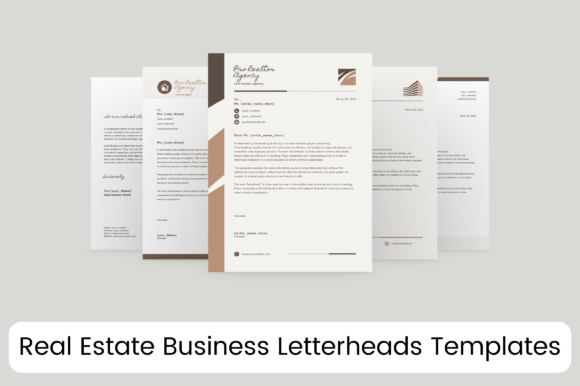 Streamline Your Real Estate Branding with Editable Letterheads