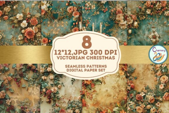 Timeless Holiday Charm: Using Vintage Victorian Christmas Patterns