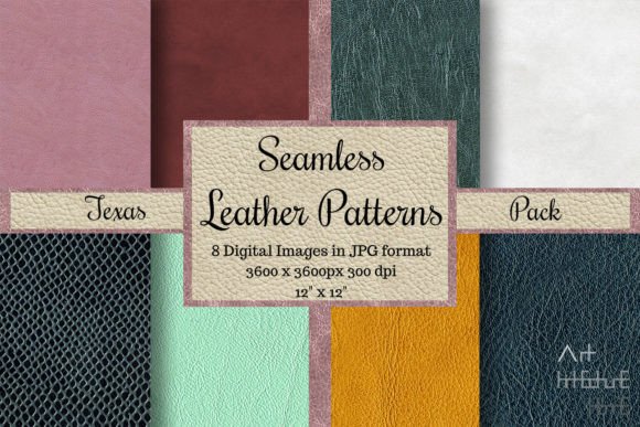 Unlock Authentic Western Charm with Seamless Leather Textures